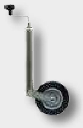 [AMAT3-204825] AL-KO Roata sprijin cu roata 200x50 • Vollgummirad mit Stahlfelge• Kurbel mit Gleitlager