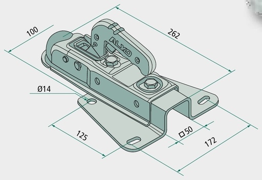 [AMAT3-204883] AL-KO Cupla de tractare AK 7 V Plus / D