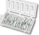 KS Tools Sortiment bolturi de siguranta - livrare in cutie din plastic, suport splint 2,5 - 3 - 4 mm