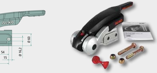 [AMAT3-204948] AL-KO Cupla de siguranță AKS™ 3004 - incl. dispozitiv antifurt "Safety Compact" și "Safety Ball", incl. material pentru 