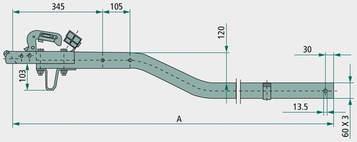 [AMAT3-205146] AL-KO Carlige de tractiune K4 / A1