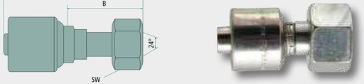 [AMAT3-206232] Gates PNE 32 AGS M52x2.0 (38S) - Niplu de presare GATES