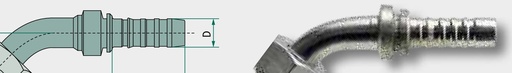 [AMAT3-206583] Gates PNB 25 DKOL M36x2,0 (28L)45° DN 25 - 1"
