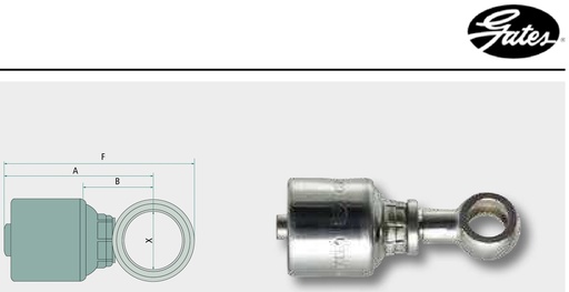 [AMAT3-206018] Gates PNE 12 RAM M18 DN 12 - 1/2"