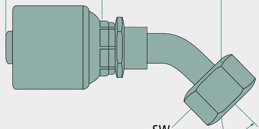 [AMAT3-206113] Gates PNE 32 DKJ 1,7/8" - Niplu de presare GATES
