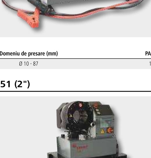 [AMAT3-206799] Presa G32 - Include seturi fălci de presare (G14-G16-G19-G22-G26-G30-G34-G39-G45-G51-G57-G63-G69), dulap si buton deserv