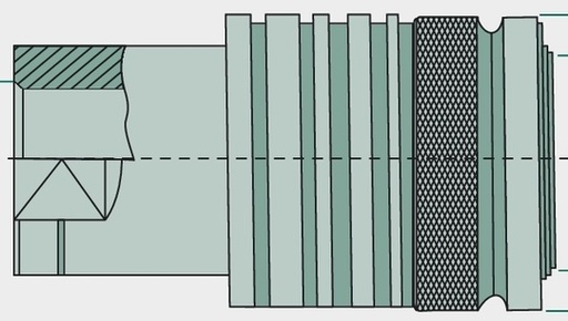 [AMAT3-207764] KS 1 (G1") DN25-BG6 - Stecher filet interior