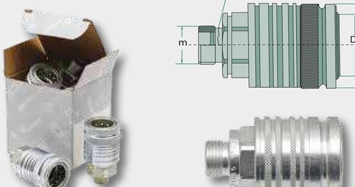 [AMAT3-207623] KM 10L (M16x1,5) DN12-BG3 - Mufă de cuplare