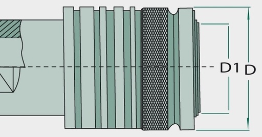 [AMAT3-207638] KM 1/4 (G1/4") DN06-BG1 - Mufa de conectare filet interior