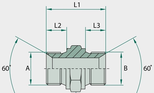 [AMAT3-209785] GRA M26 M-MET x M22 M-MET - Adaptor drept