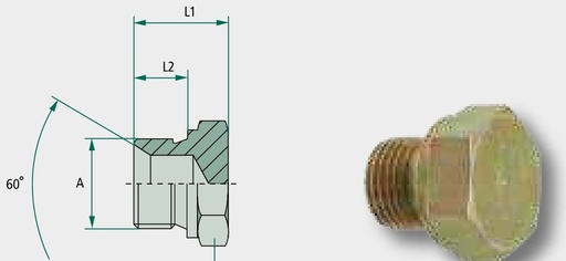 [AMAT3-209835] EV 1.1/4 M-BSP - Einschraub Verschlusskappe