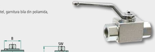 [AMAT3-208199] PISTER Robinet cu bila BKR-2 G 1" DN 25