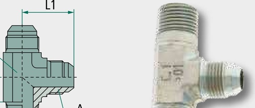 [AMAT3-209026] LA 1/2 M-JIC x 1/8 M-NPT - L- Adapter