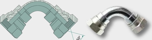 [AMAT3-209191] WA 1.1/2 F-BSP x 1.1/2 F-BSP - Adaptor unghiular