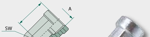 [AMAT3-208659] WA 1/8 F-BSP x 1/8 F-BSP 45° - Adaptor unghiular
