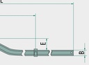 KNOTT Carlig de tractiune KDVU 2500 mm