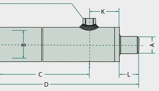 [AMAT3-212847] Cilindru-DE-OB-50-80-500 Fara elemente de fixare