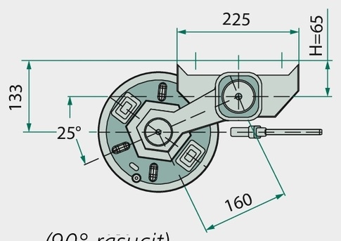 [AMAT3-213370] KNOTT VGB13M-27222, 1350kg, vz. feuerverzinkt