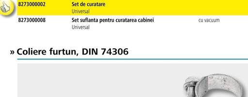 [AMAT3-213760] Clemă pentru furtun S18/12 DIN 74306 - pentru furtun de frână 11 x 3,5 mm