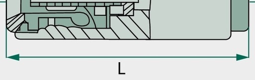 [AMAT3-213834] Conector unghiular 38,5 mm