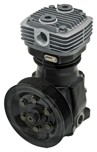 [AMAT3-213917] Wabco Compresor - pentru John Deere, cu roata pentru curea trapezoidala, distanta pana la mijlocul canelurii 28,5 mm