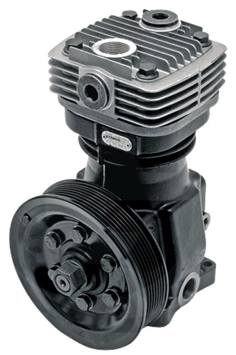 [AMAT3-213922] Wabco Compresor - pentru John Deere, cu roata pentru curea trapezoidala, distanta pana la mijlocul canelurii 22,5 mm