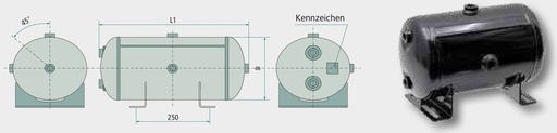 [AMAT3-213597] Frauenthal Rezervoare cu aer comprimat - mit Konsole