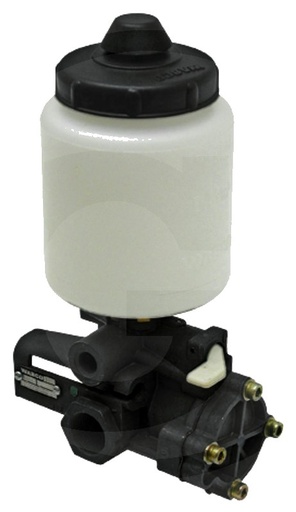[AMAT3-214395] Wabco Pompa antigel • Previne înghețarea dispozitivelor • Injectie automata de antigel • Recipient de 0,5 l • Debit 0,2 