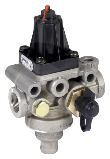 [AMAT3-214467] Wabco Regulator de presiune - cu racord uscator de aer si pentru umplerea camerei cu supapa de sens unic, fara amortizor