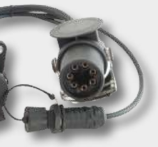 [AMAT3-214567] Haldex Cablu de alimentare - 12-24 Volt, ISO-alimentare cu curent A pe conector 7-poli