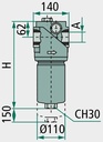 OMT Element filtrant CHP283F10YN