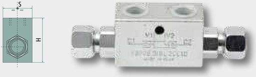 [AMAT3-217739] Oleodinamica Marchesini Supapa de retinere ESRV-D-12 300 bar