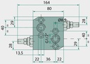 Oleodinamica Marchesini Supapă de șoc VAU-180 3/4" OMT 350 bar