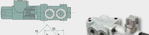 [AMAT3-217918] Supapa de franare MN16 cu ajustare a sarcinii - ptr. ulei mineral