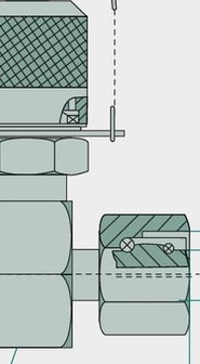 [AMAT3-217340] Hydrotechnik Cuplă de măsurare M-TV-S 30S (M42x2) M16 x 2