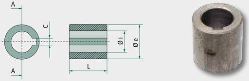[AMAT3-218298] Cuplaj Bucsa 1.3/8"-T6 L=130 130 mm