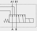 Supapă direcțională 6/2 căi, 12 V - Extensie EMG713