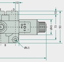 Walvoil Supapa cu 8/3 căi AWV-E-06-12V 200 bar