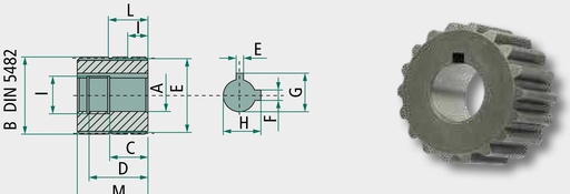 [AMAT3-218340] Cuplaj Bucsa 58x53 x 22,22 57,5 mm