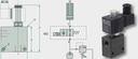 Oleodinamica Marchesini Supapa control 2/2 ZWV-E-NO-1-04-S-12V 350 bar