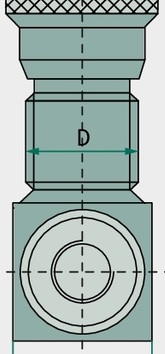 [AMAT3-219084] Diafragma cu orificiu DV (15 x 1)