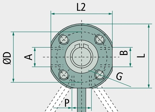 [AMAT3-219088] Oleodinamica Marchesini Supapă cu 6 căi 3/8 "BSP 300 bar