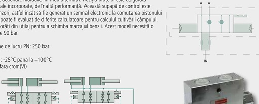 [AMAT3-219100] Supapa de marcare GMVS-12L/8L (M18x1,5/M14x1,5) - cu purtatori de senzor