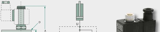 [AMAT3-218664] Oleodinamica Marchesini Supapa control 2/2 ZWV-E-NC-2-04-S-12V 350 bar