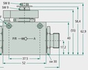 Limitator de cursa HBV-15L (M22x1.5) DN 13