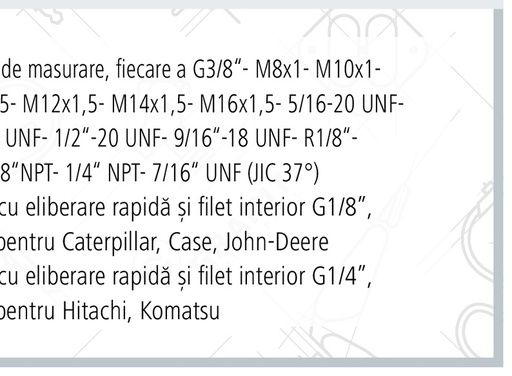 [AMAT3-219147] Trusă cu 3 manometre digitale