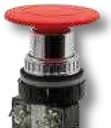 Buton actionare RINF1 rosu