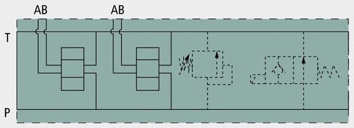 [AMAT3-218761] Placa de baza x 4 NG06 210 bar
