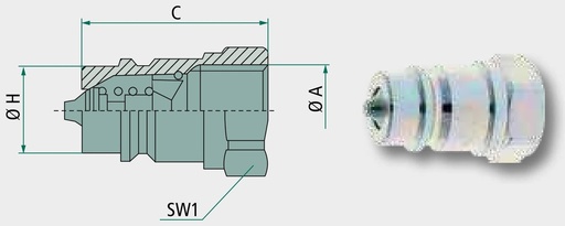[AMAT3-220203] Faster Stecher IG 22 x 1,5 - Stecher FASTER