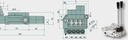 BLB monosupape BM 70/1 GU-MO-A1-T - 1 levier